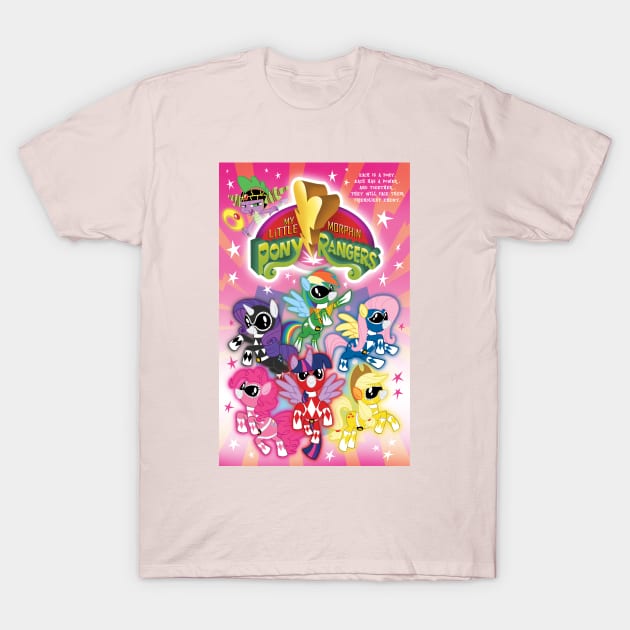 My Little Morphin Pony Rangers - 1 T-Shirt by KenTurner82